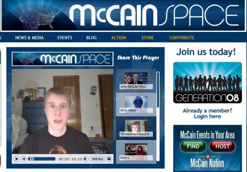 John McCain\'s Social Network